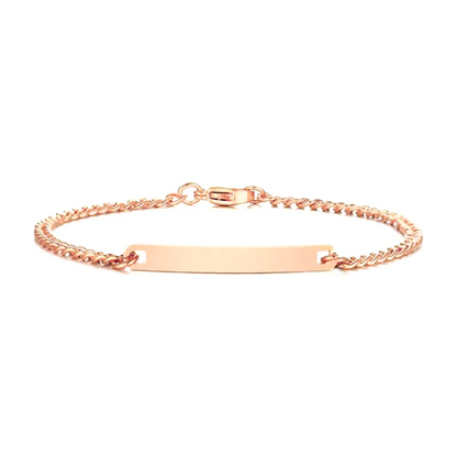 Delicate engraved bracelet